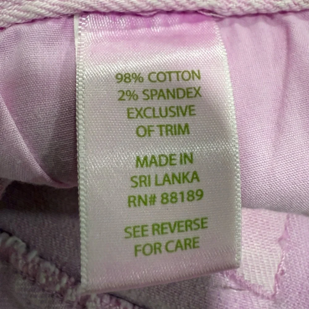 Lilly Pulitzer Pink Jean Shorts Size 8 - Picture 4 of 8